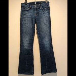 7 for all mankind boot cut jeans.  Size 26.